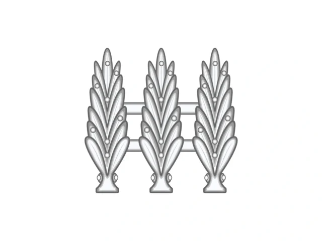 Insignia metálica de Capitán — pequeña