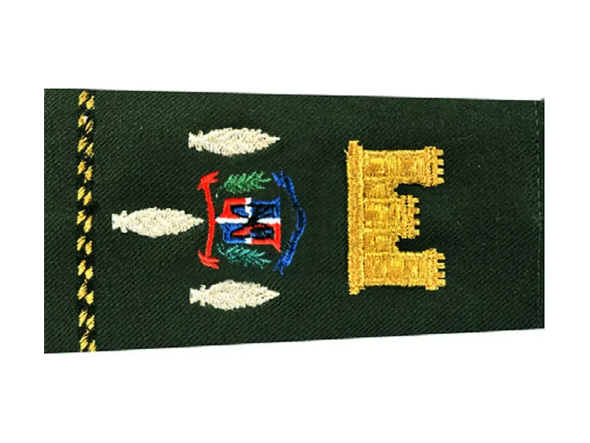 Capona verde de oficial superior