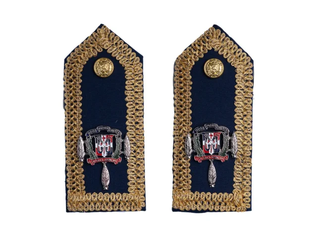 Capona azul de oficial superior