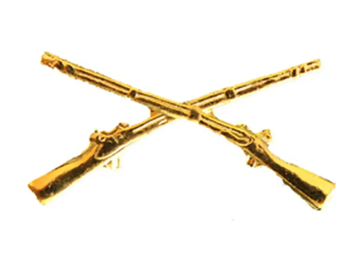 Distintivo de metal Infantería