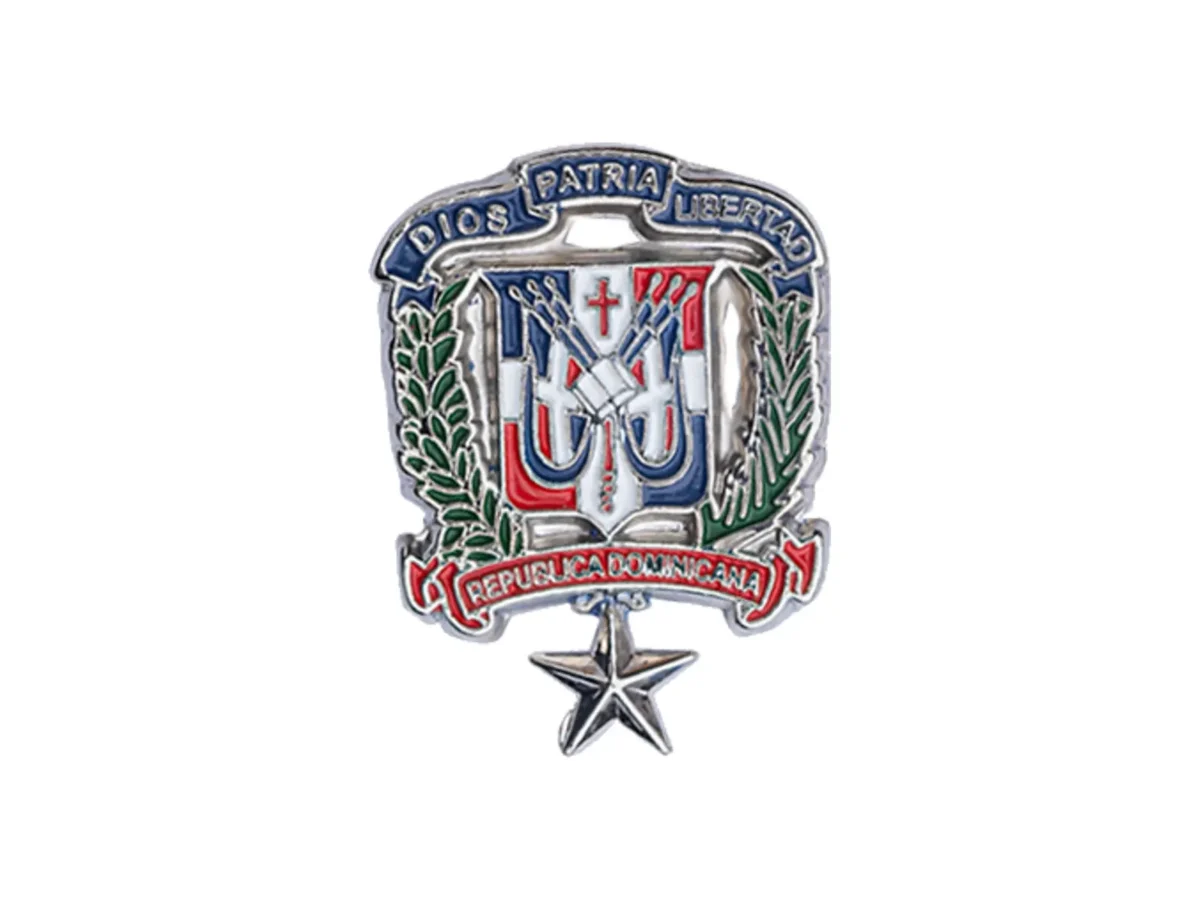 Insignia metálica de General de Brigada — pequeña