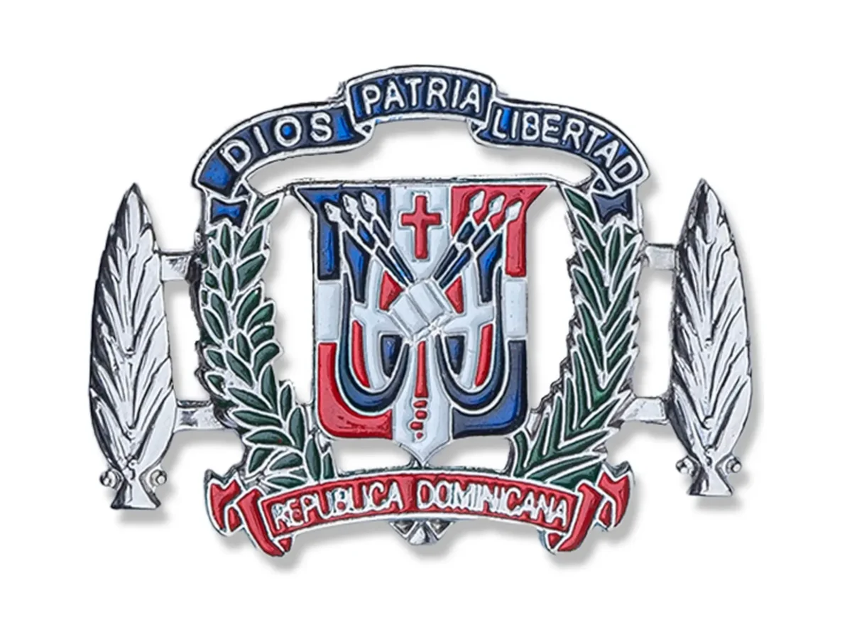 Insignia metálica de Teniente Coronel — grande